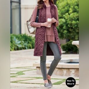 SOFT SURROUNDINGS NWT Easy Going Leggings Graphite Wash Pull On Ankle Size 3X